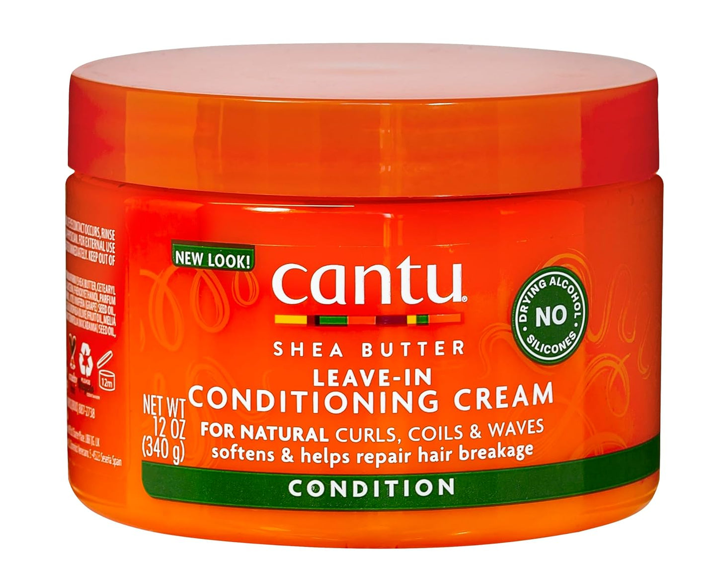 Cantu Shea Butter for Natural Hair Leave In Conditioning Repair Cream, 340g