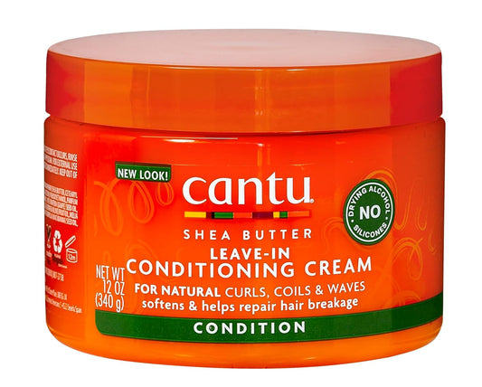 Cantu Shea Butter for Natural Hair Leave In Conditioning Repair Cream, 340g