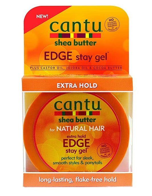 Cantu Extra Hold Edge Stay Gel 64g, 2.25 oz.