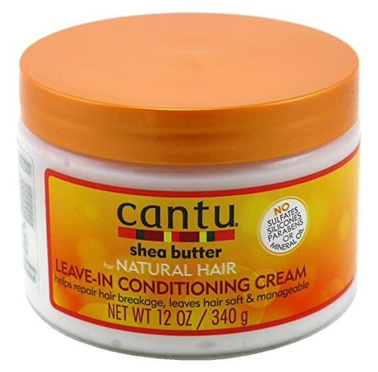 Cantu Shea Butter for Natural Hair Leave In Conditioning Repair Cream, 340g
