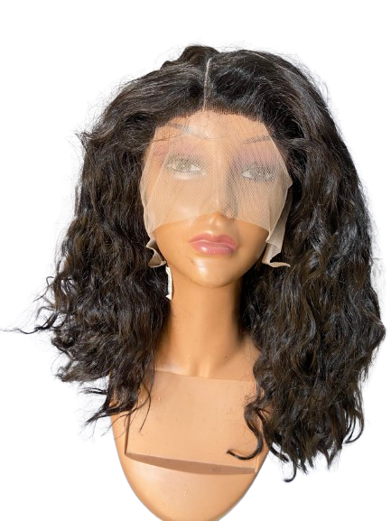 Full Lace Water Wave Synthetic Wig - Natural Look
