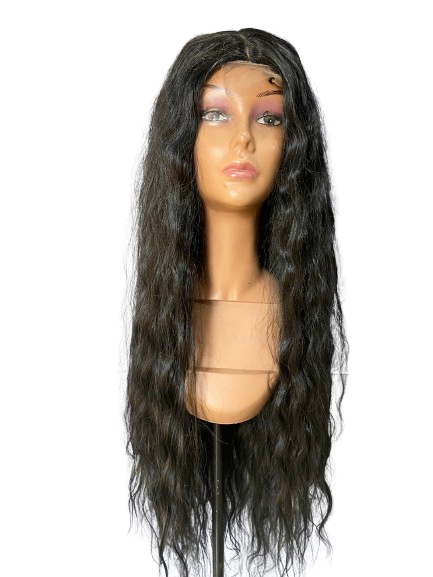 Water Wave Look Like Natural Synthetic Wig - 38 inches