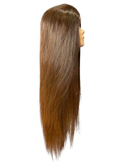 Natural Yaki Synthethic Wig Natural Look Brown - 38 inches