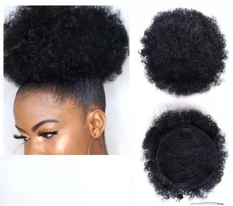 Hair Bun Synthetic Afro Kinky Hair Extension
