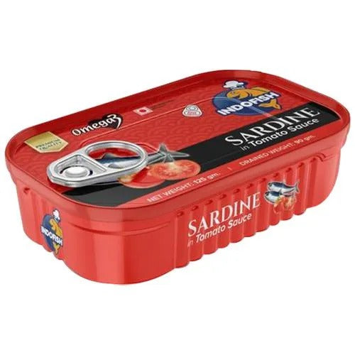 Indofish Sardine In Tomato Sauce, 125 g