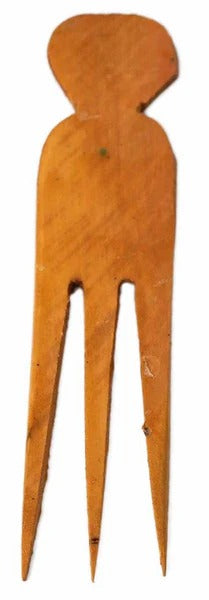 Parting Comb for Braiding Wooden Afro Pick Comb