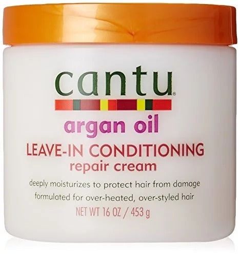 Cantu Argan Oil Leave in Conditioning Repair Cream, 16 Ounce