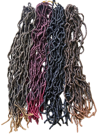 Nu Locs 24 Inch Soft Faux Locs Crochet Hair 20 Strands