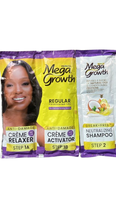 Sachet Profectiv Mega Growth Anti-damage No-lye Relaxer - Regular Kit