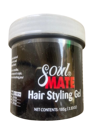 Soul Mate Black Styling Gel Extra Firm Hold 185g