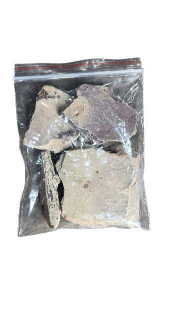 Ulo/Uro Unsalted Roasted Edible Clay African Natural Chunky Crunchy Clays  Eko, Nzu, Ulo, Efun and Ndom 50g