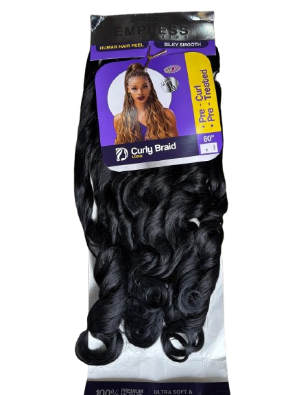 Darling Empress French Curly Bouncy Braid Pre Stretched 60"  320g