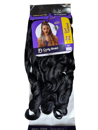 Darling Empress French Curly Bouncy Braid Pre Stretched 60"  320g