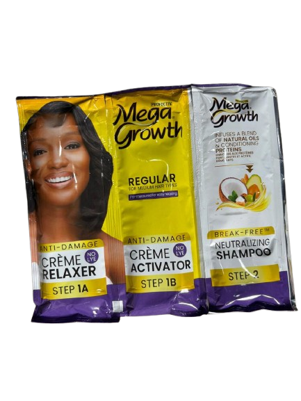 Sachet Profectiv Mega Growth Anti-damage No-lye Relaxer - Regular Kit