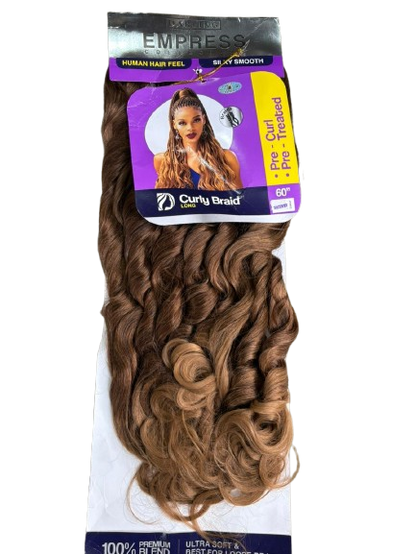 Darling Empress French Curly Bouncy Braid Pre Stretched 60"  320g