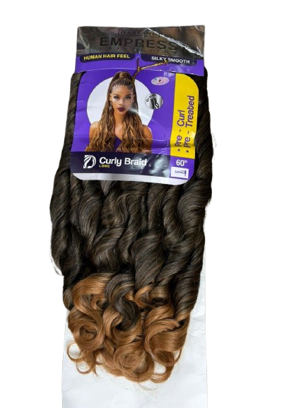 Darling Empress French Curly Bouncy Braid Pre Stretched 60"  320g