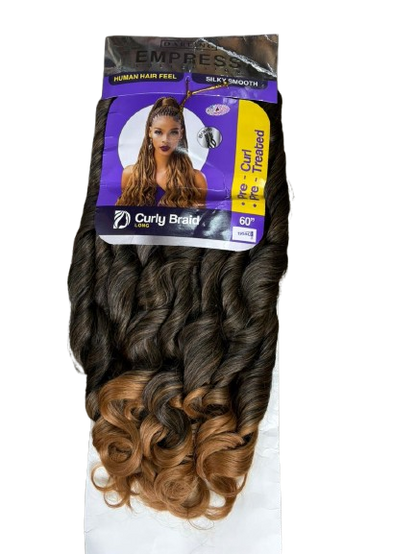 Darling Empress French Curly Bouncy Braid Pre Stretched 60"  320g