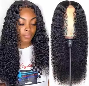 Deep Curly Long Look Like Natural Synthetic Wig