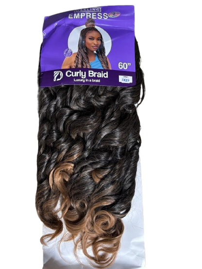 Darling Empress French Curly Bouncy Braid Pre Stretched 60"  320g