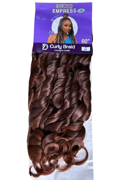 Darling Empress French Curly Bouncy Braid Pre Stretched 60"  320g