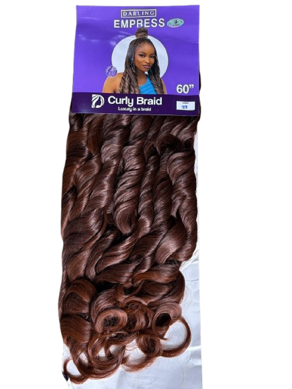 Darling Empress French Curly Bouncy Braid Pre Stretched 60"  320g