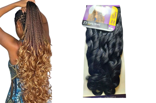 Darling Empress French Curly Bouncy Braid Pre Stretched 60"  320g