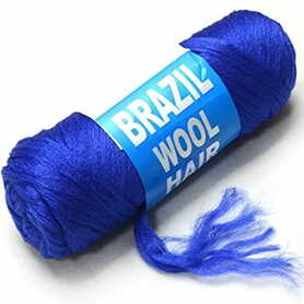 Brazilian Wool Blue Color