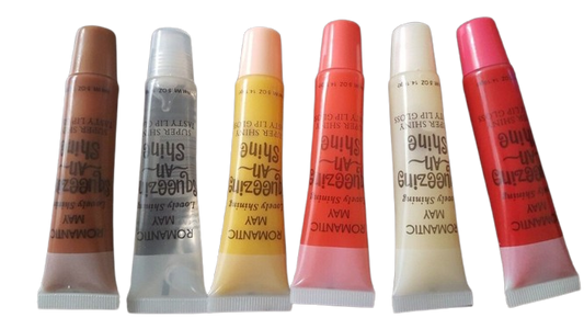 Romantic May Squeezing N Shine Lip Gloss and Balm - One piece